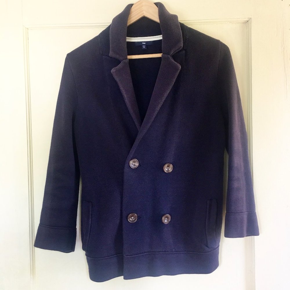Academy knit sweater jacket, sz S